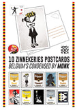 Cartes postales "Zinnekeries" by MONK - 10 postcards set